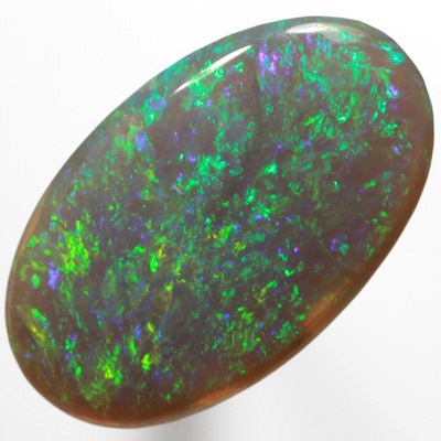 SOLID BLACK CRYSTAL OPAL Bright Floral Harlequin pattern SEE VIDEO